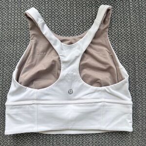 White Lululemon Sports Bra (size 6)